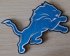 Detroit Lions Logo Embroidered Iron On Patch