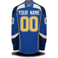 St. Louis Blues Custom Letter and Number Kits for Home Jersey