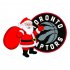 Toronto Raptors Santa Claus Logo iron on transfer