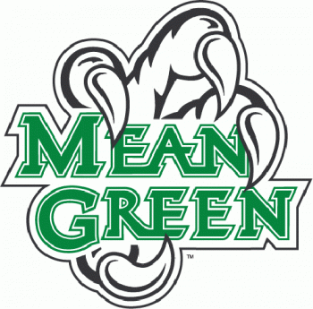 2005-Pres North Texas Mean Green Alternate Logo Decals Stickers