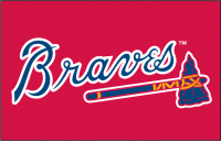 Atlanta Braves Script Logo  Decals Stickers