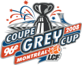 grey cup 2008 primary logo iron on transfers