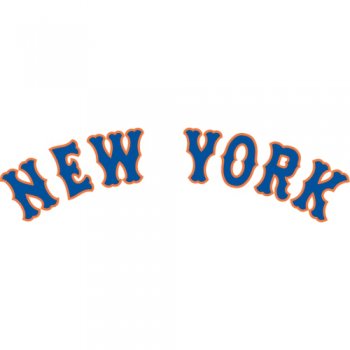 New York Mets Script Logo  Decals Stickers