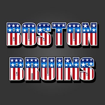 Boston Bruins American Captain Logo decal sticker