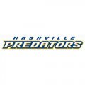 Nashville Predators Script Logo  Iron-on Stickers (Heat Transfers)