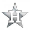 Houston Astros silver logo iron on transfer