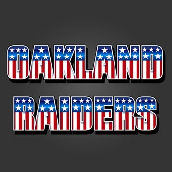 Oakland Raiders American Captain Logo iron on transfer