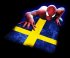 Spiderman SWEDEN Flag decal sticker