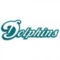 Miami Dolphins Script Logo  Iron-on Stickers (Heat Transfers) version 3