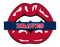 atlanta braves script logo iron on transfers