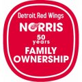 Detroit Red Wings Anniversary Logo  Iron-on Stickers (Heat Transfers)