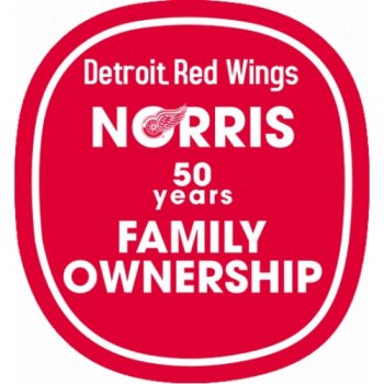 Detroit Red Wings Anniversary Logo  Iron-on Stickers (Heat Transfers)