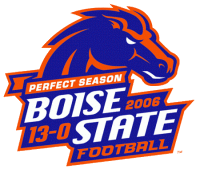 2006 Boise State Broncos Event Logo Decals Stickers