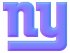 new york giants 2000-pres primary colorful embossed logo decal sticker