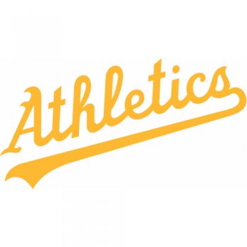 Oakland Athletics Script Logo  Iron-on Stickers (Heat Transfers)