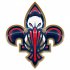 new orleans pelicans crystal logo iron on sticker