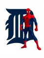 Detroit Tigers Spider Man iron on transfers