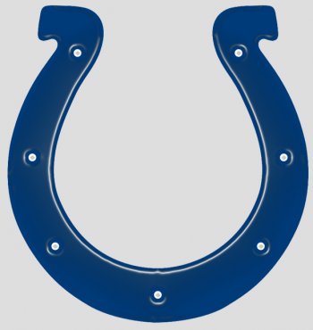 indianapolis colts 2002-pres primary plastic effect logo decal sticker