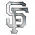 San Francisco Giants silver logo iron on transfer