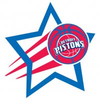 Detroit Pistons Basketball Goal Star decal sticker