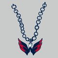 Washington Capitals necklace logo iron on transfer