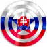 CAPTAIN AMERICA SLOVAKIA iron on transfer