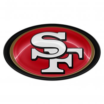 san francisco 49ers crystal logo decal sticker