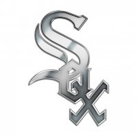 Chicago White Sox silver logo iron on transfer