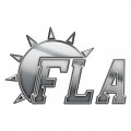 Florida Panthers silver logo iron on transfer