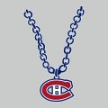 Montreal Canadiens necklace logo iron on transfer