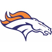 Denver Broncos Primary Logo  Decals Stickers