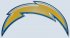 san diego chargers 2007-pres primary plastic effect logo decal sticker