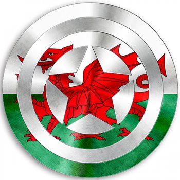 CAPTAIN AMERICA Wales iron on transfer