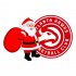 Atlanta Hawks Santa Claus Logo iron on transfer