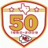 Kansas City Chiefs Anniversary Logo  Iron-on Stickers (Heat Transfers)