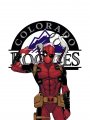 Colorado Rockies Deadpool iron on transfers