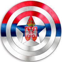 CAPTAIN AMERICA SERBIA iron on transfer