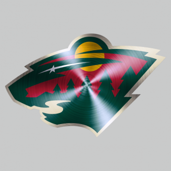 minnesota wild Stainless steel logo iron on transfer