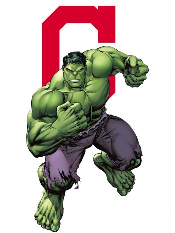 Cleveland Indians Hulk iron on transfers