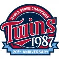 Minnesota Twins Anniversary Logo  Decals Stickers