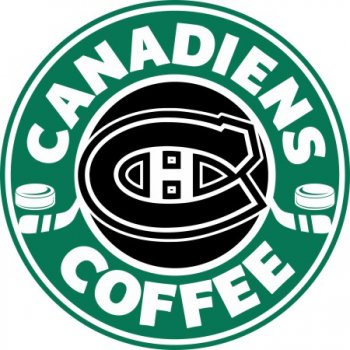 montreal canadiens starbucks coffee logo iron on transfer