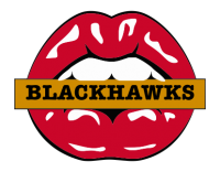 chicago blackhawks script logo iron on transfers