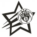 Brooklyn Nets Basketball Goal Star decal sticker