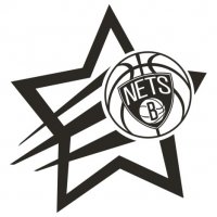 Brooklyn Nets Basketball Goal Star decal sticker