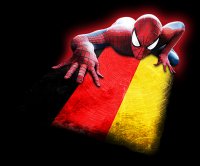 Spiderman GERMANY Flag decal sticker