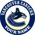 Vancouver Canucks iron on transfer