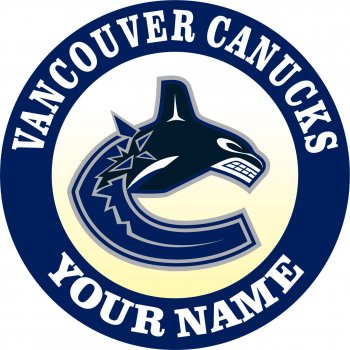 Vancouver Canucks iron on transfer