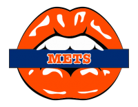 new york mets script logo iron on transfers