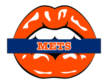 new york mets script logo iron on transfers