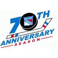 New York Rangers Anniversary Logo  Decals Stickers